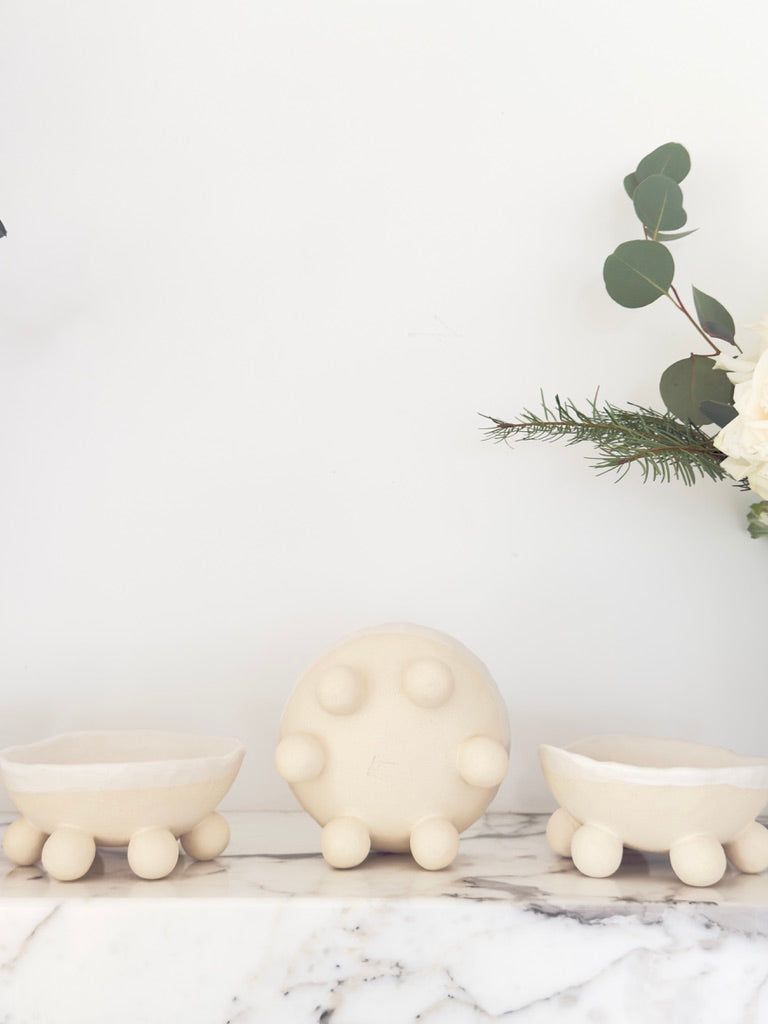 Footed Catch All Bowl