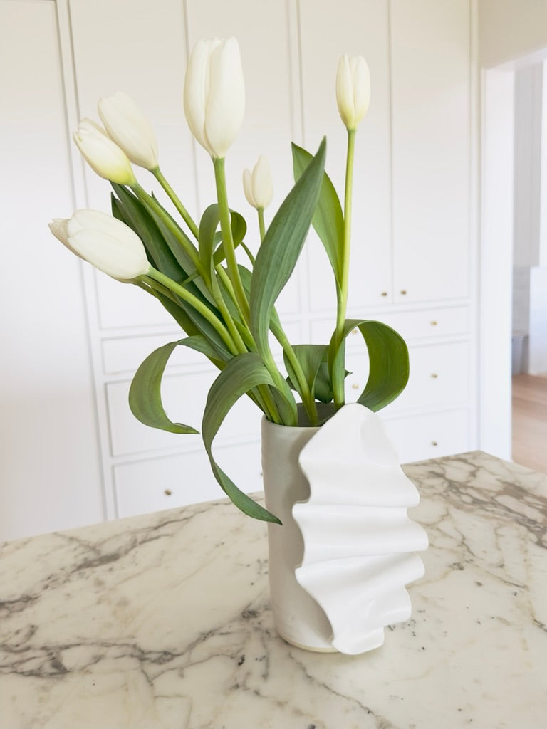 Vase:  Ribbons