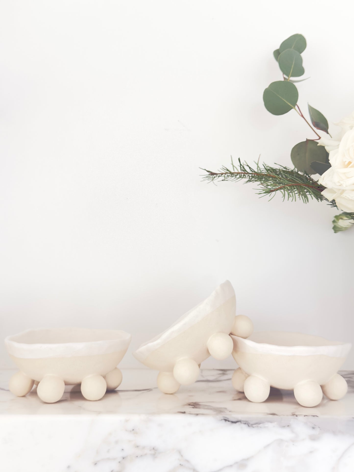 Footed Catch All Bowl