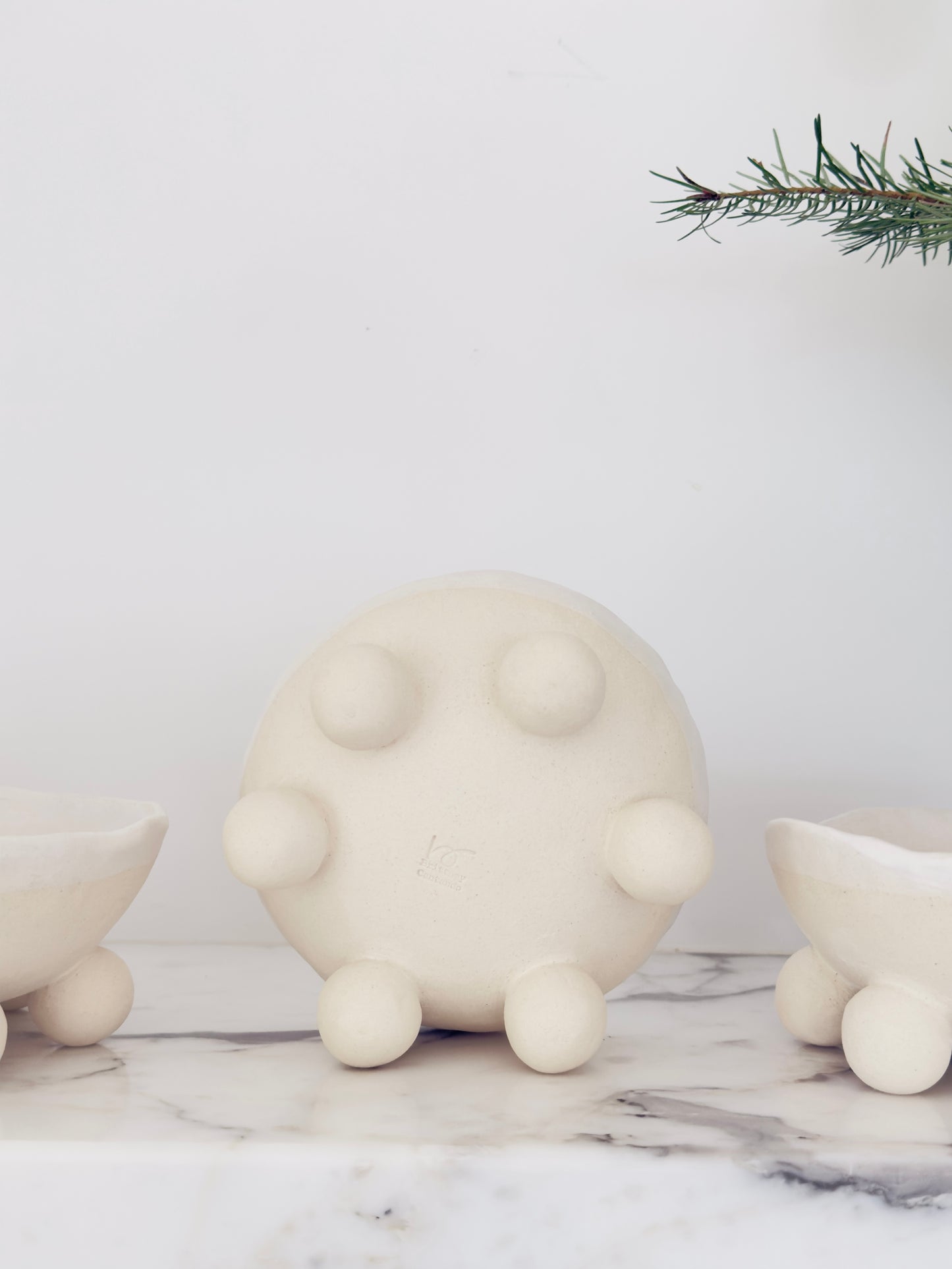 Footed Catch All Bowl