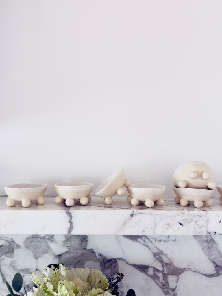 Footed Catch All Bowl