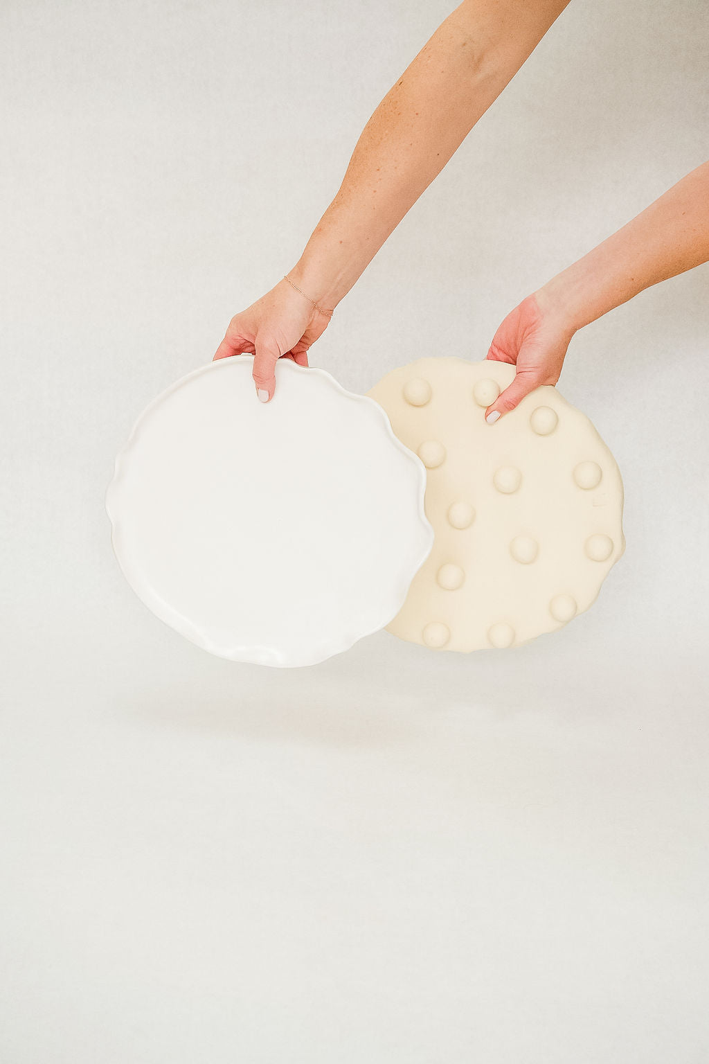 Ball Footed Platter, Cake Plate